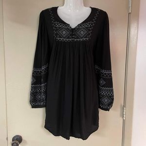 Mororero brand size large black and gray dress